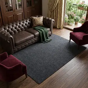 Photo of Ivory And Blue Oriental Washable Area Rug