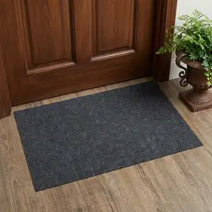 Photo of Ivory And Blue Oriental Washable Area Rug