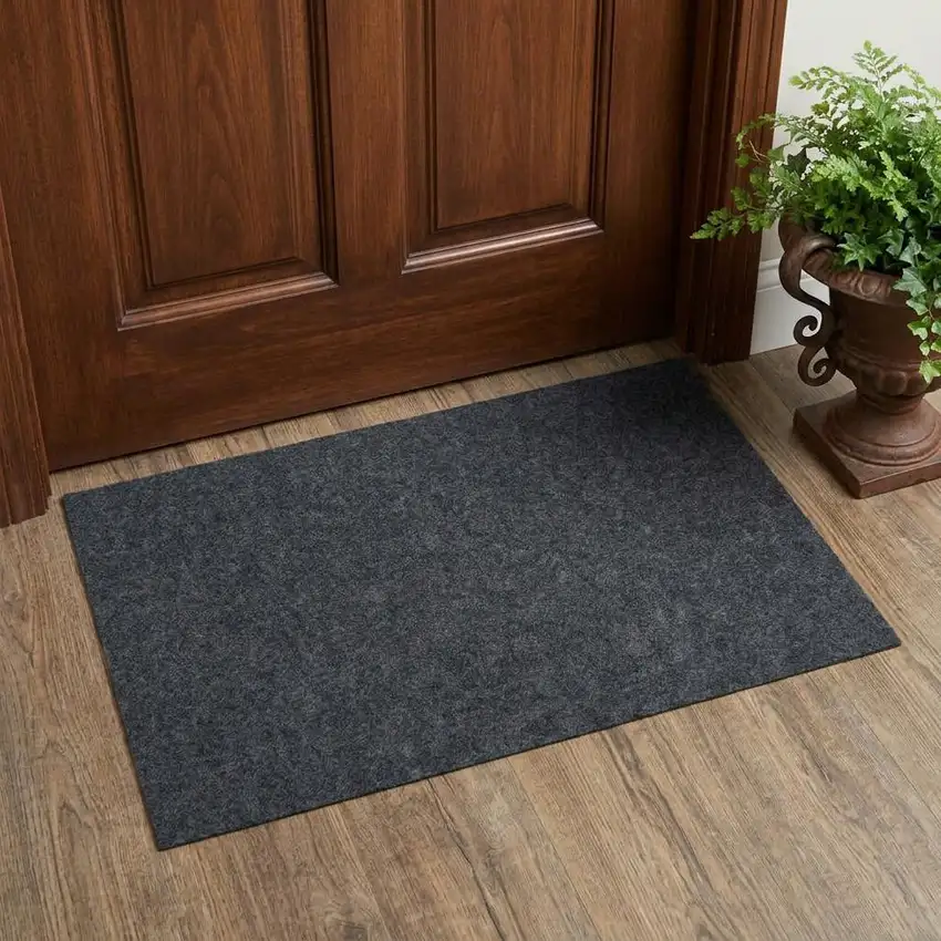 Ivory And Blue Oriental Washable Area Rug Photo 1