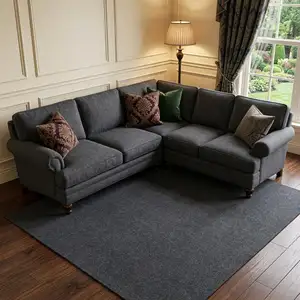 Photo of Ivory And Blue Oriental Washable Area Rug