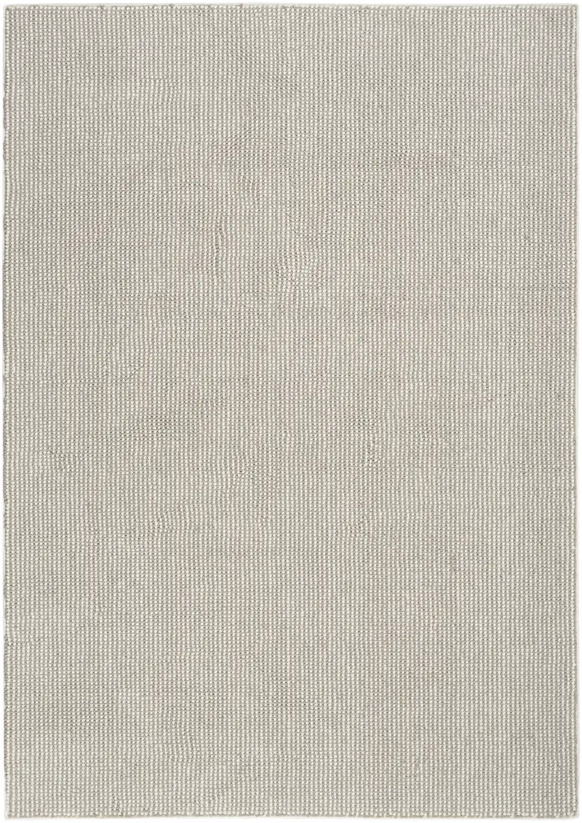 Ivory And Brown Abstract Area Rug Photo 2