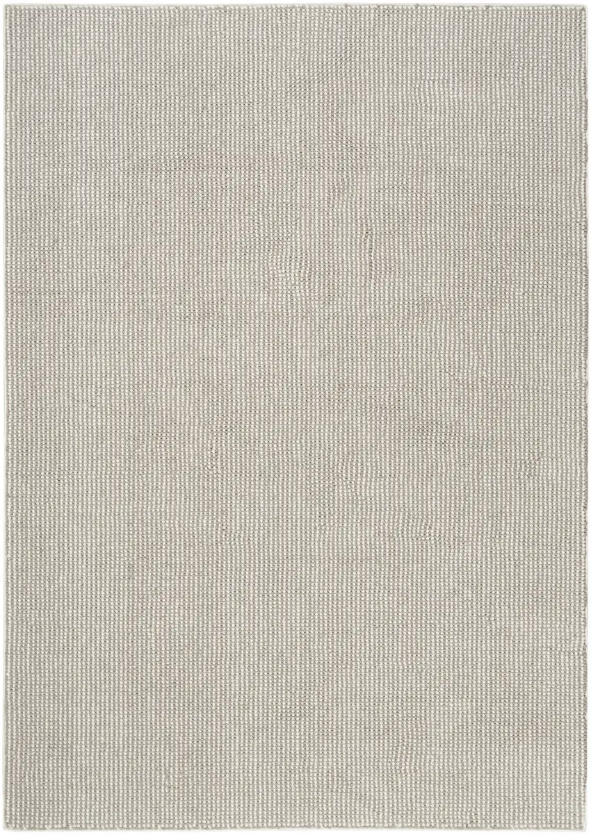 Ivory And Brown Abstract Area Rug Photo 8