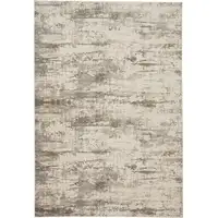 Photo of Ivory And Brown Abstract Area Rug
