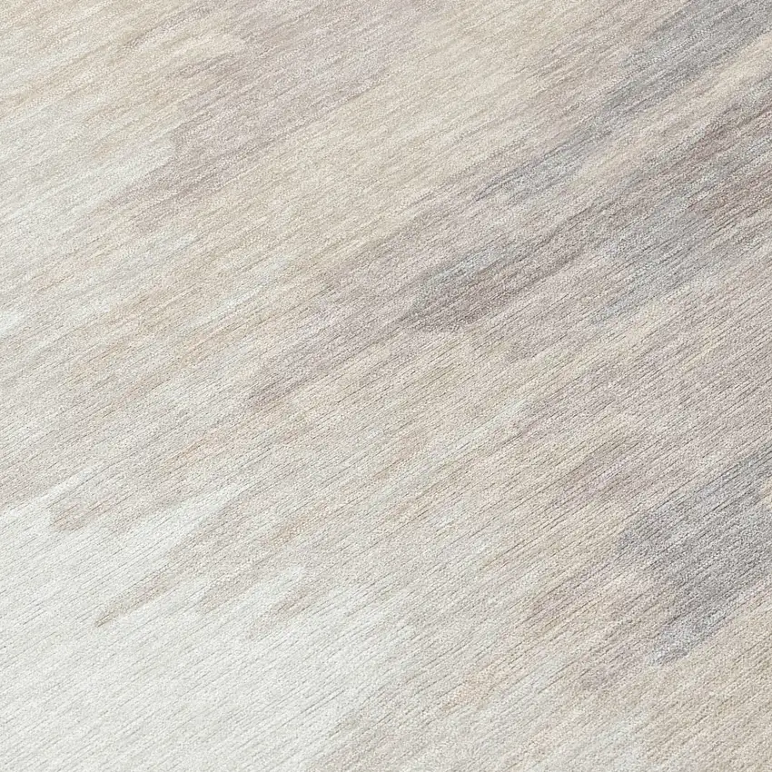Ivory And Brown Abstract Washable Indoor Outdoor Area Rug Photo 8