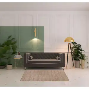 Photo of Ivory And Brown Geometric Area Rug