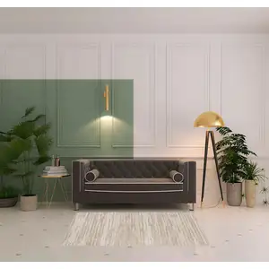 Photo of Ivory And Brown Geometric Area Rug