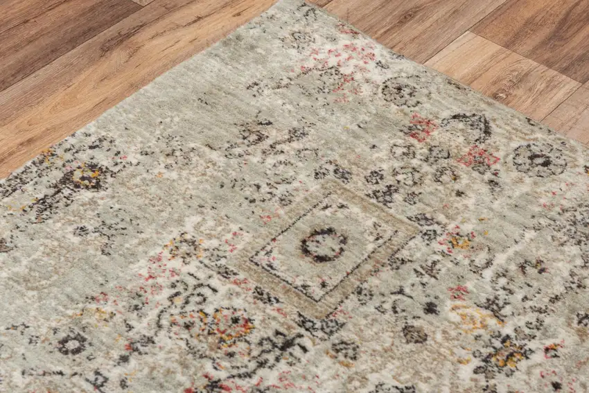 Ivory And Brown New Zealand Lambs Wool Oriental Hand Carved Handmade Area Rug Photo 2