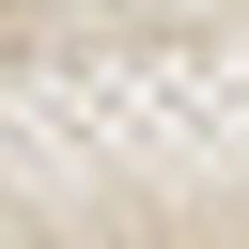 Ivory And Cream Striped Indoor Outdoor Area Rug Photo 3