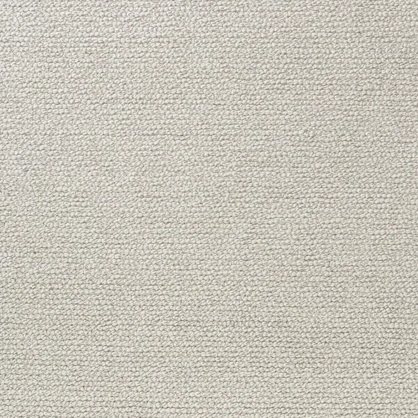 Ivory And Cream Wool Hand Woven Square Rug Photo 4