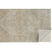 Photo of Ivory And Gold Floral Area Rug