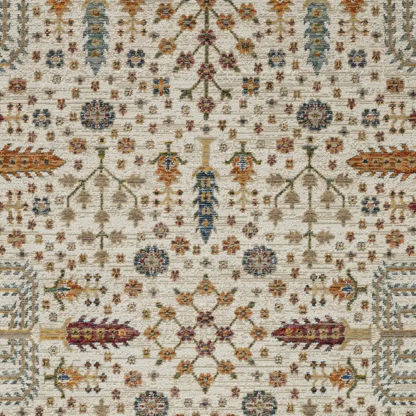 Ivory And Gold Oriental Area Rug Photo 8