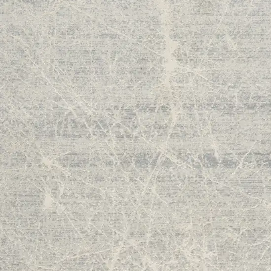 Ivory And Gray Abstract Area Rug Photo 7
