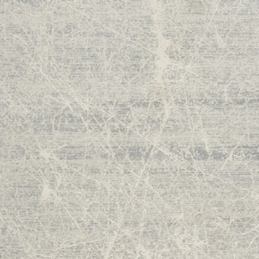 Ivory And Gray Abstract Area Rug Photo 7