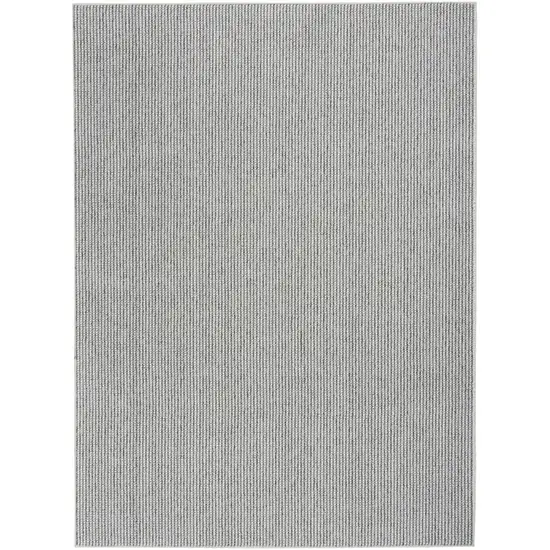 Ivory And Gray Abstract Area Rug Photo 2