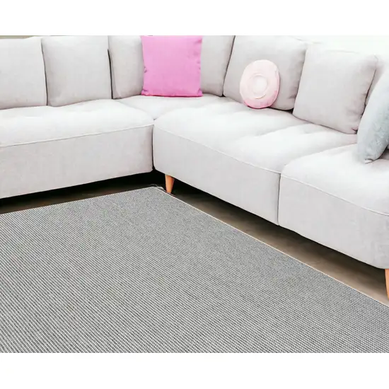 Ivory And Gray Abstract Area Rug Photo 1