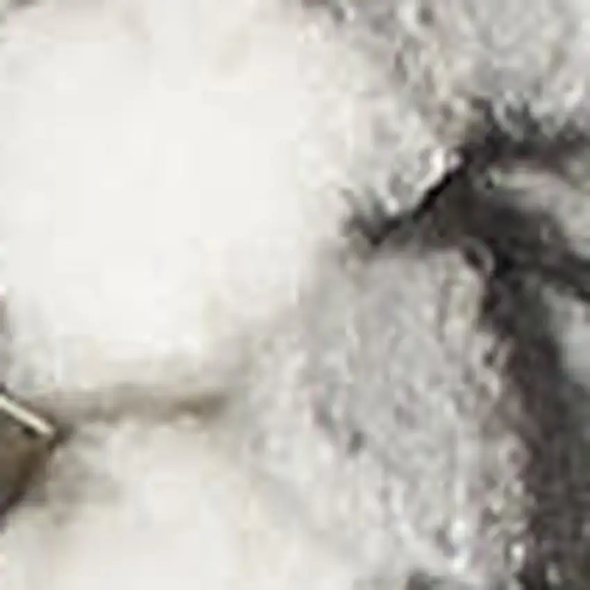 Ivory And Gray Abstract Area Rug Photo 7