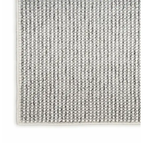 Ivory And Gray Abstract Area Rug Photo 8