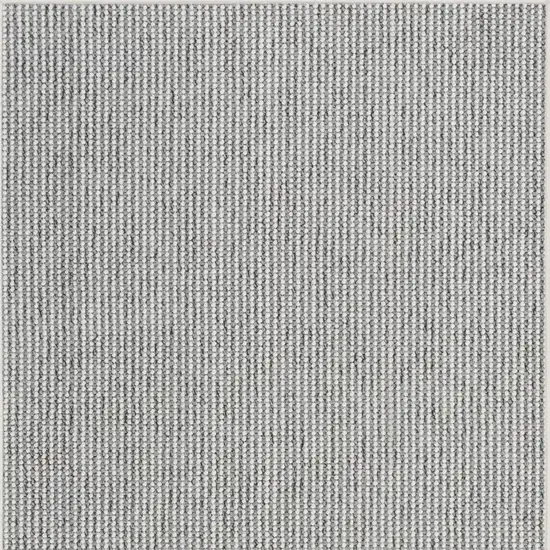 Ivory And Gray Abstract Area Rug Photo 9