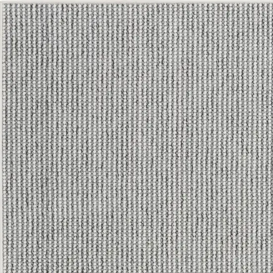 Ivory And Gray Abstract Area Rug Photo 8