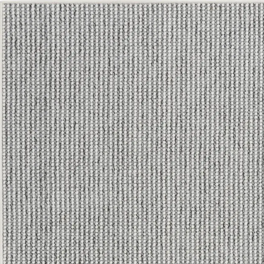 Ivory And Gray Abstract Area Rug Photo 8