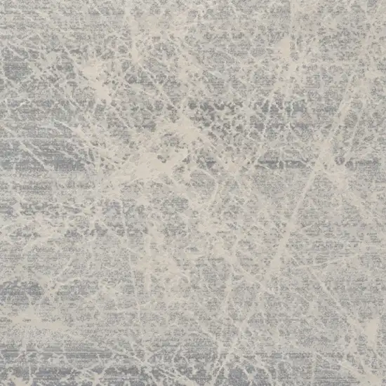Ivory And Gray Abstract Area Rug Photo 8