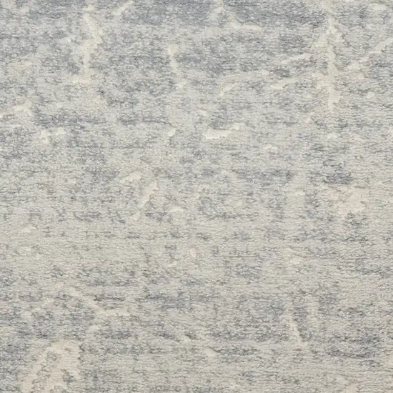 Ivory And Gray Abstract Area Rug Photo 3