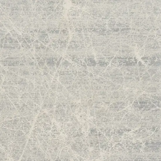 Ivory And Gray Abstract Area Rug Photo 8