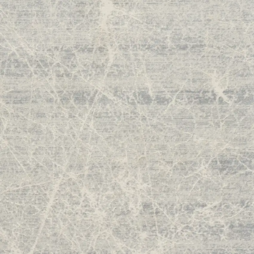 Ivory And Gray Abstract Area Rug Photo 8