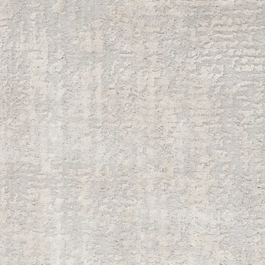 Ivory And Gray Abstract Area Rug Photo 3
