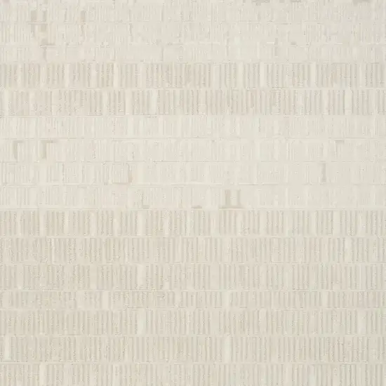 Ivory And Gray Abstract Area Rug Photo 7