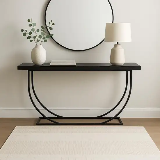 Ivory And Gray Abstract Area Rug Photo 1