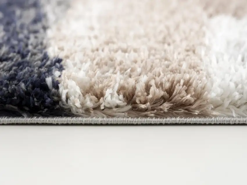 Ivory And Gray Abstract Area Rug Photo 3