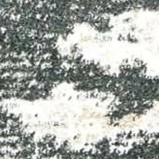 Ivory And Gray Abstract Non Skid Area Rug Photo 3