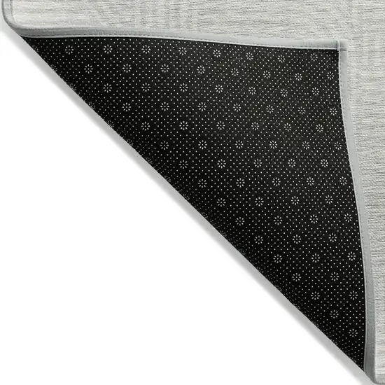 Ivory And Gray Abstract Washable Indoor Outdoor Area Rug Photo 4