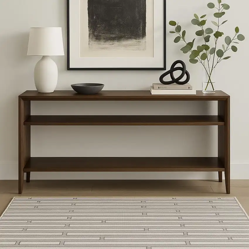Ivory And Gray Geometric Area Rug Photo 1
