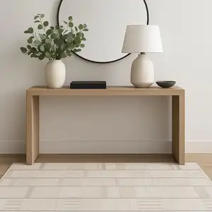 Photo of Ivory And Gray Geometric Area Rug