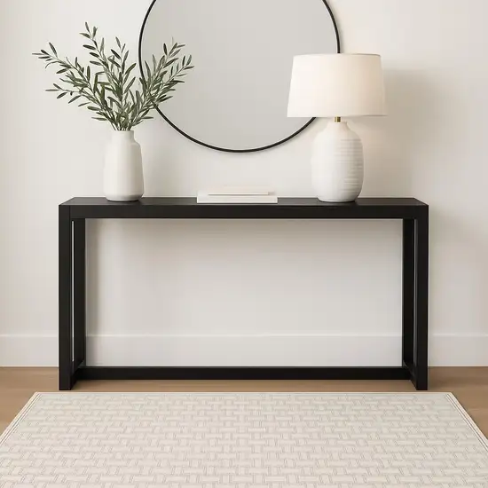 Ivory And Gray Geometric Area Rug Photo 1