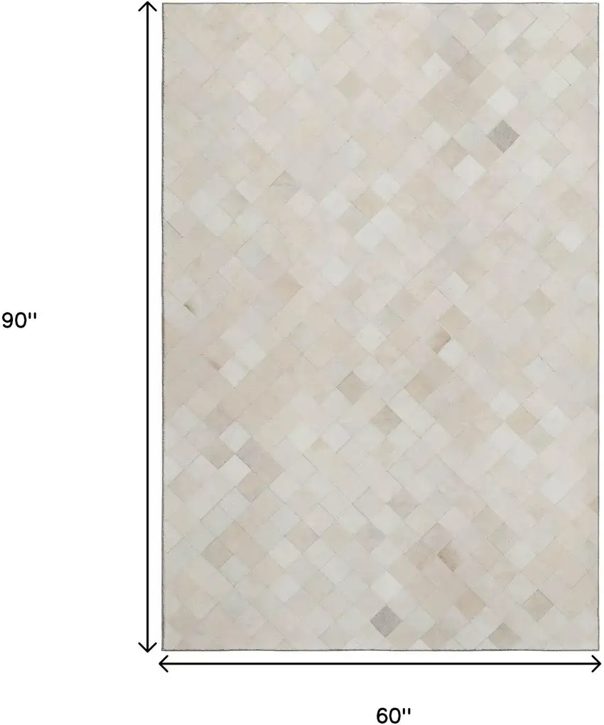 Ivory And Gray Geometric Washable Area Rug With UV Protection Photo 3