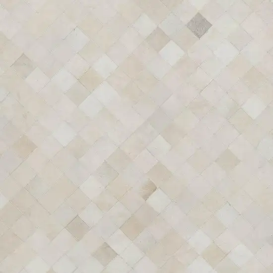 Ivory And Gray Geometric Washable Area Rug With UV Protection Photo 4