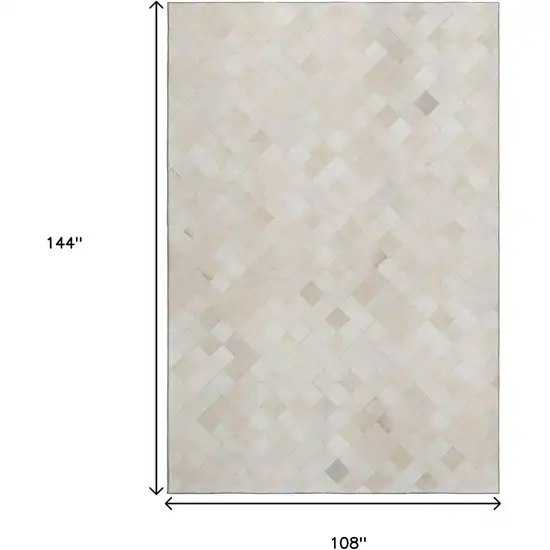 Ivory And Gray Geometric Washable Area Rug With UV Protection Photo 3