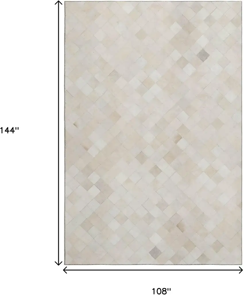 Ivory And Gray Geometric Washable Area Rug With UV Protection Photo 3