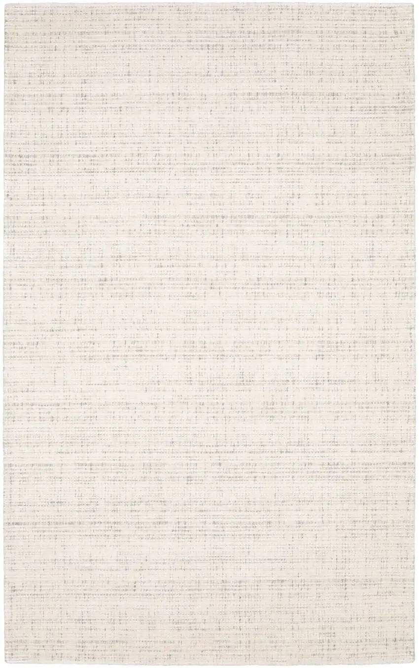 Ivory And Gray Striped Hand Tufted Area Rug Photo 4