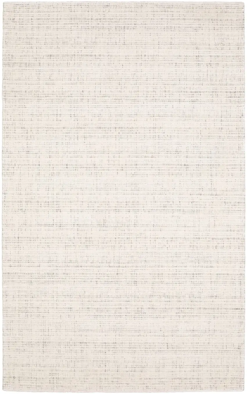 Ivory And Gray Striped Hand Tufted Area Rug Photo 2