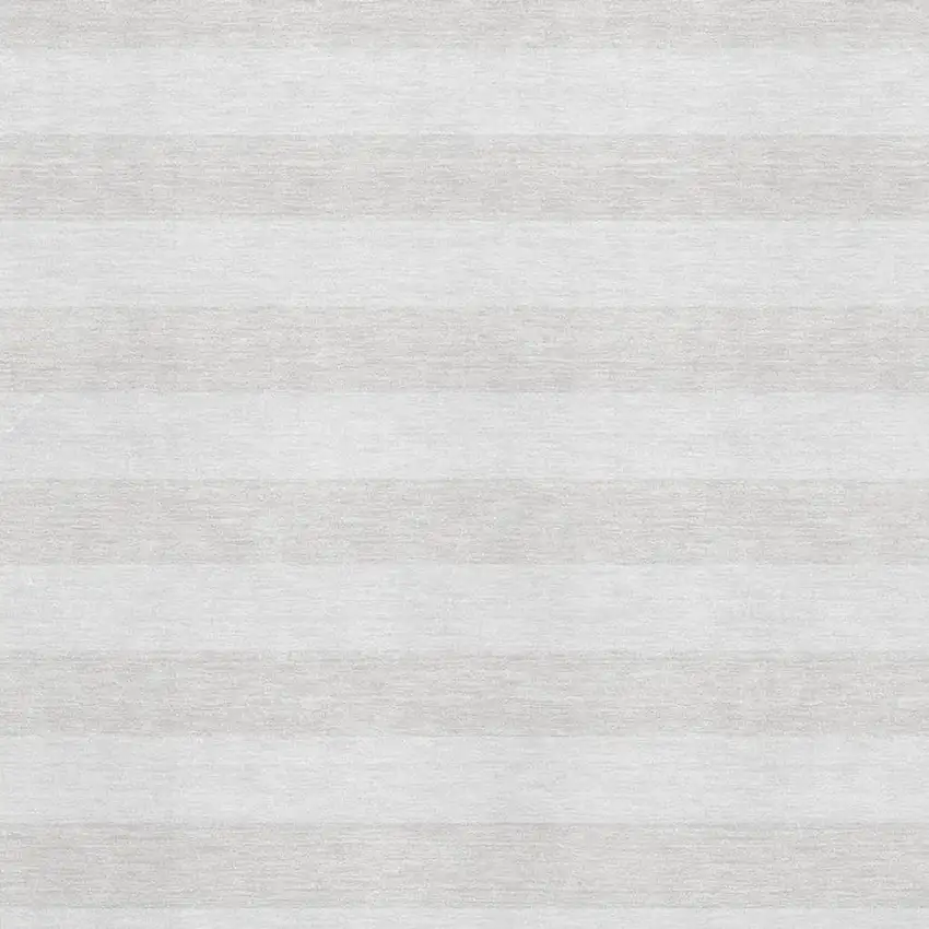 Ivory And Gray Striped Washable Area Rug With UV Protection Photo 3