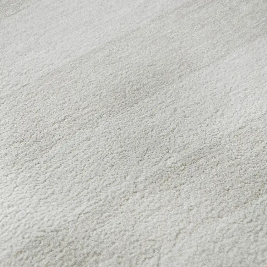 Ivory And Gray Striped Washable Area Rug With UV Protection Photo 3