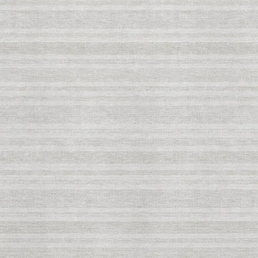 Ivory And Gray Striped Washable Area Rug With UV Protection Photo 5