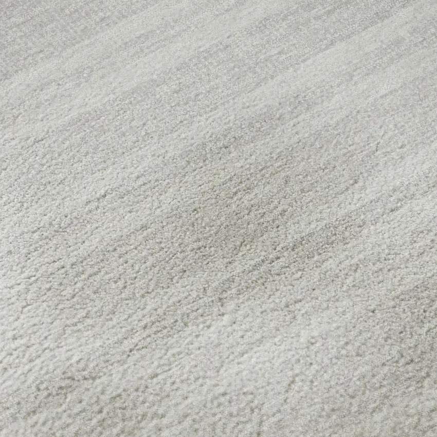 Ivory And Gray Striped Washable Area Rug With UV Protection Photo 8