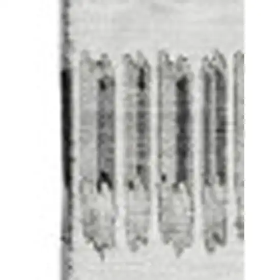 Ivory And Gray Striped Washable Area Rug With UV Protection Photo 3