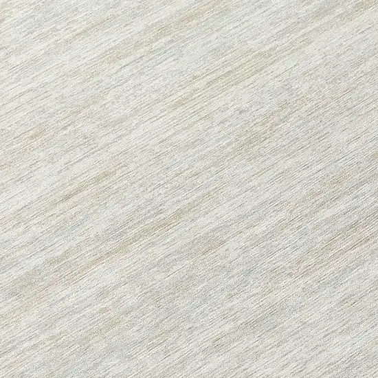 Ivory And Gray Striped Washable Indoor Outdoor Area Rug Photo 8