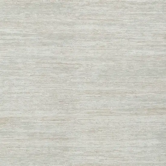 Ivory And Gray Striped Washable Indoor Outdoor Area Rug Photo 6